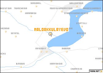 map of Maloakkulayevo