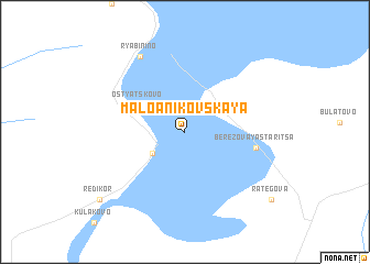 map of Malo-Anikovskaya