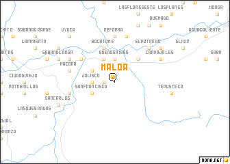 map of Maloa