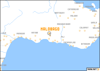 map of Malobago