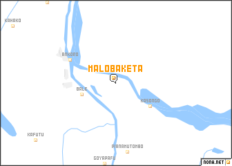 map of Maloba Keta