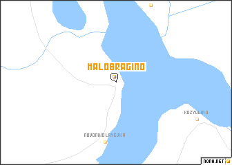 map of Malobragino