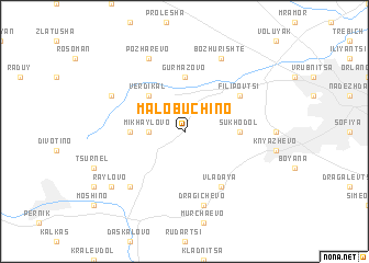 map of Malo Buchino