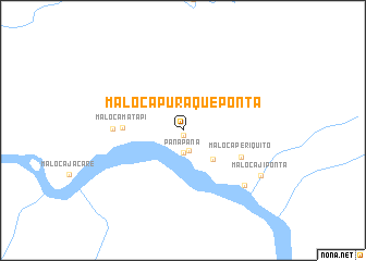 map of Maloca Puraque Ponta