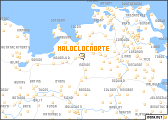 map of Malocloc Norte