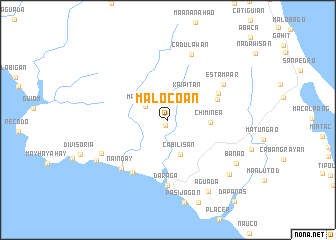 map of Malocoan