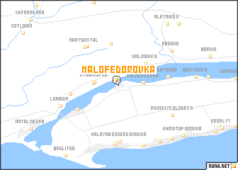 map of Malofëdorovka