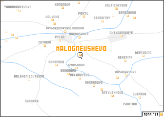 map of Malogneushevo