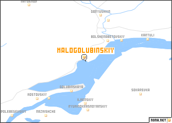 map of Malogolubinskiy