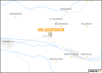 map of Malogorovka