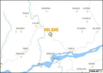 map of Malohé