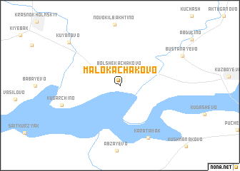 map of Malokachakovo