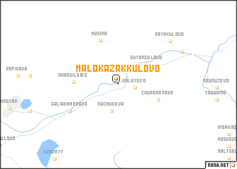 map of Malokazakkulovo