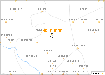 map of Malokong