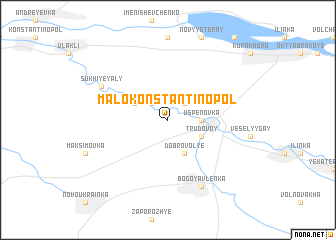 map of Malokonstantinopolʼ