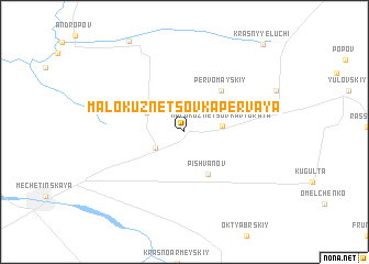 map of Malokuznetsovka Pervaya