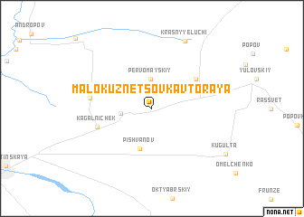 map of Malokuznetsovka Vtoraya