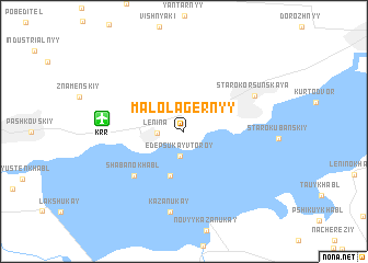 map of (( Malo-Lagernyy ))