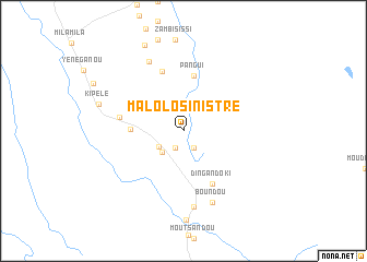 map of Malolo-Sinistre