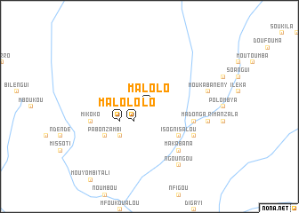 map of Malolo