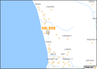 map of Maloma