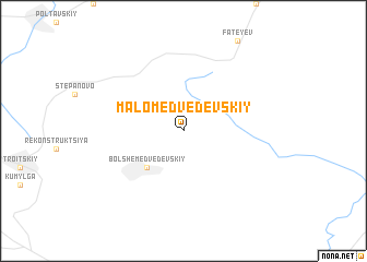 map of Malomedvedevskiy