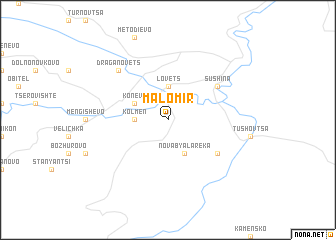 map of Malomir