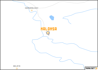 map of Malomsa