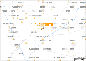 map of Malomtanya