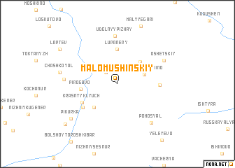 map of Malo-Mushinskiy