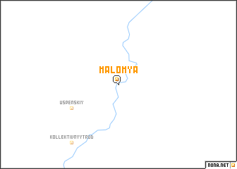 map of Malomya