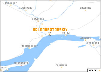 map of Malonabatovskiy