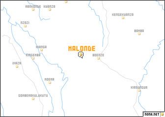 map of Malonde
