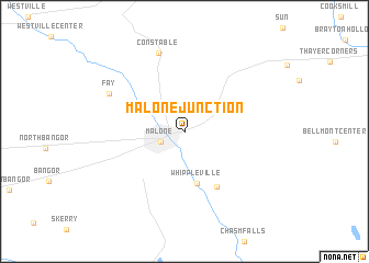 map of Malone Junction