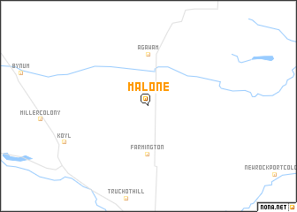 map of Malone