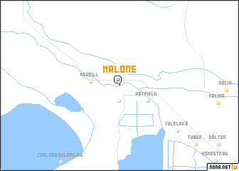 map of Malone