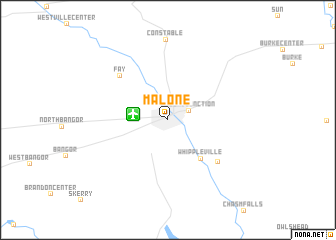 map of Malone