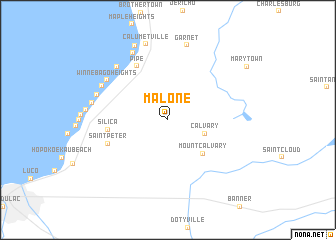 map of Malone