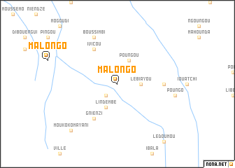 map of Malongo