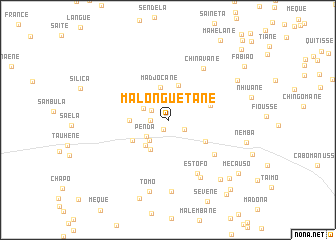 map of Malonguetane