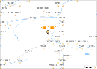 map of Malonno