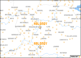 map of Malonoy