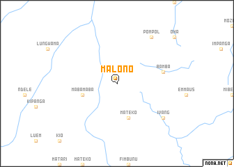 map of Malono