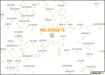 map of Malonquete