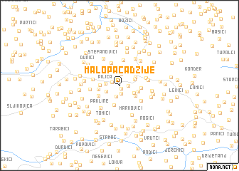 map of Malo Pacadžije