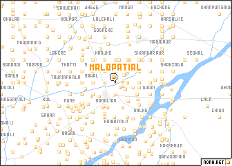 map of Malo Pātiāl