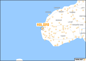 map of Malopa