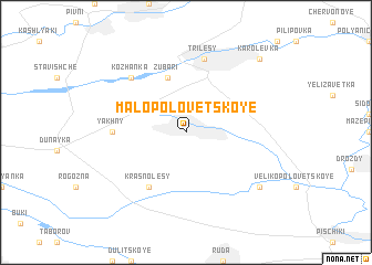 map of Malo-Polovetskoye