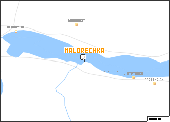map of Malorechka