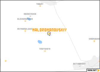 map of Malo-Romanovskiy